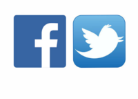 Facebook and Twitter icons