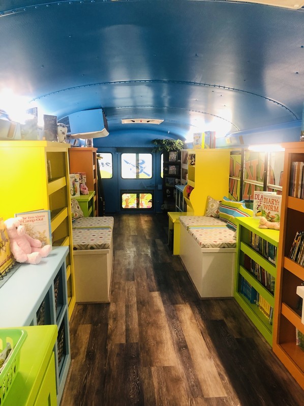 Sapulpa Book and Snack mobile interior