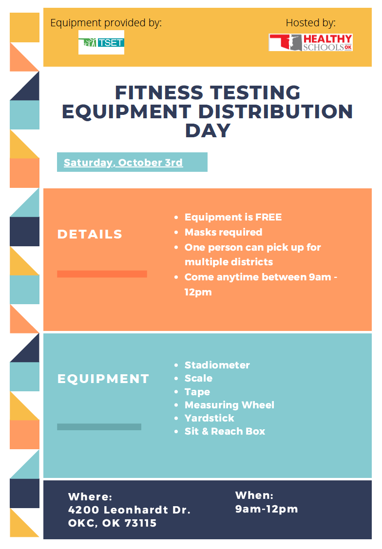 Free Fitness Equipment Distribution Event Flyer