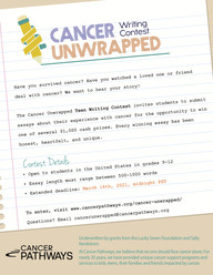 Cancer Unwrapped Writing Contest 