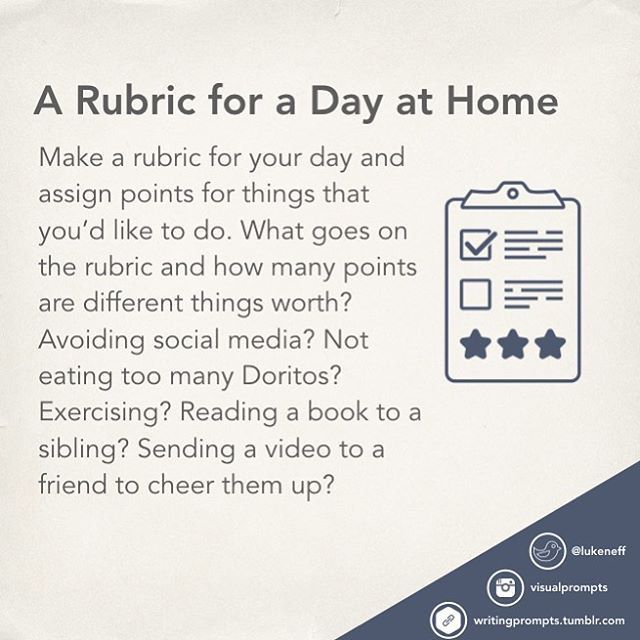 at home rubric