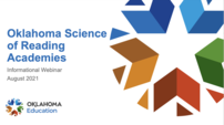 Oklahoma Science of Reading Academies Informational Webinar
