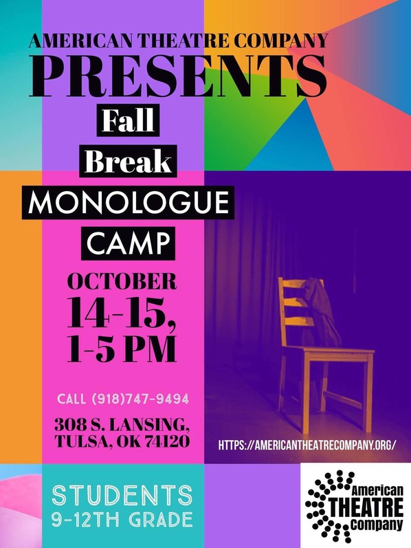 Monologue Camp Flyer