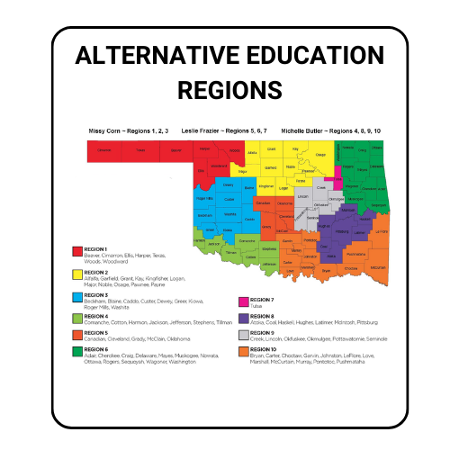 Alt Ed Regions Map