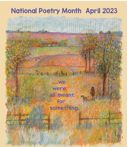 National Poetry Month poster