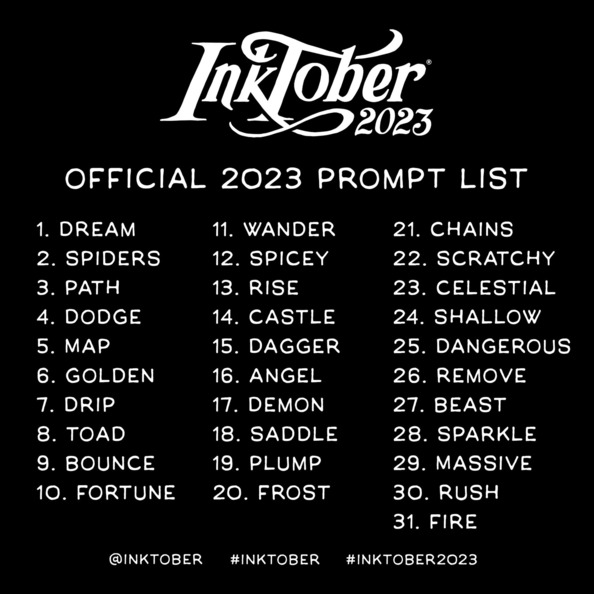 2023 prompt list