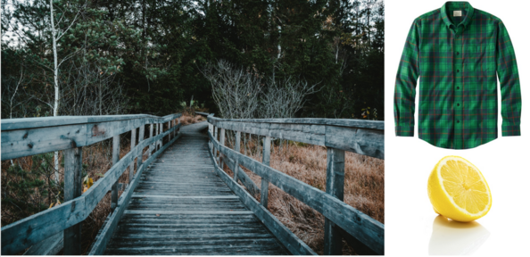 bridge, shirt, lemon