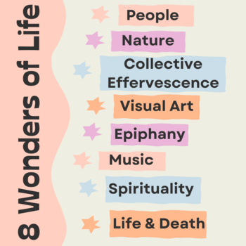 8 sources of wonder