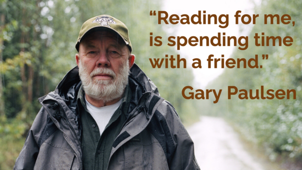 Gary Paulsen reading quote