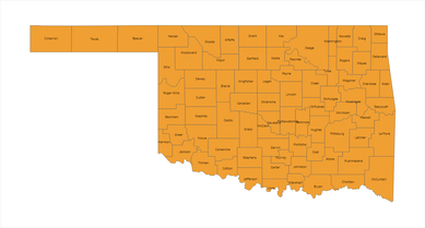 Oklahoma Risk Alert Map 01142021