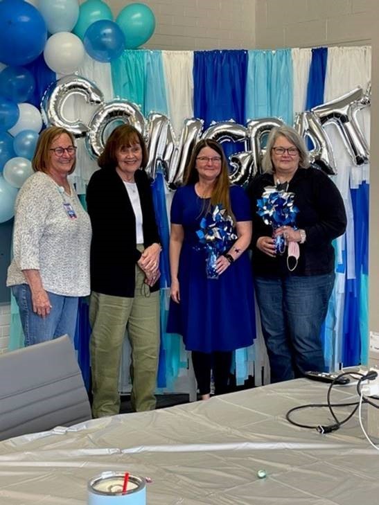 Denise Howard, Diane Sammons, Connie Frederick, Sally Eichling