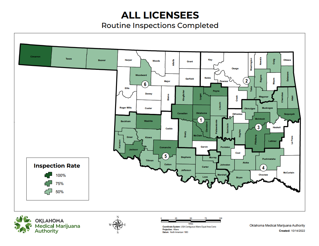 compliance inspection map