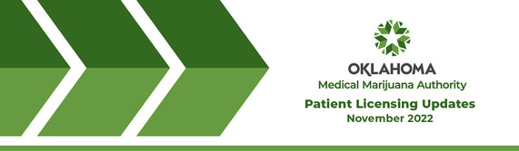 Nov. 2022 OMMA Patient Licensing Updates