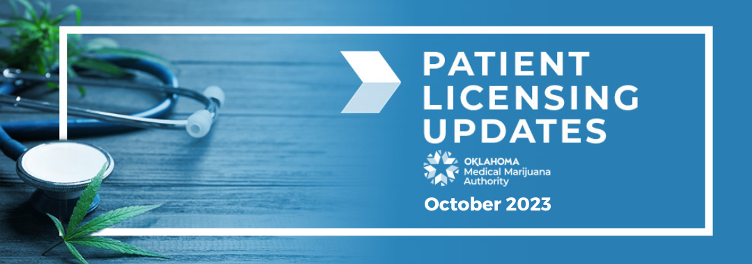 OMMA Patient Licensing Updates: October 2023