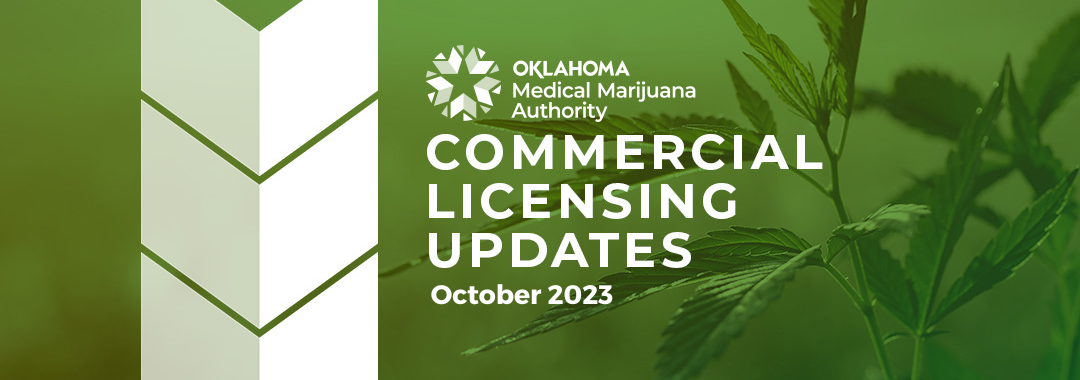 OMMA Commercial Licensing Updates: October 2023