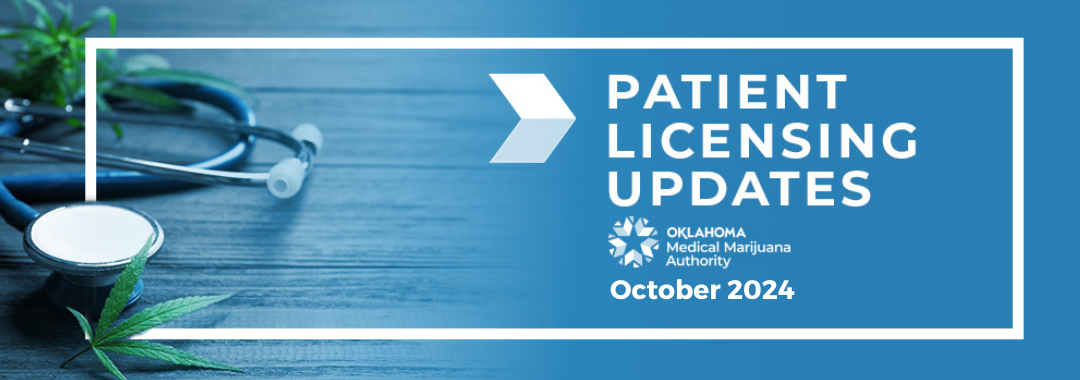 OMMA Patient Licensing Updates: October 2024