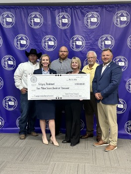 Sen. Kristen Thompson Presents Piedmont Check