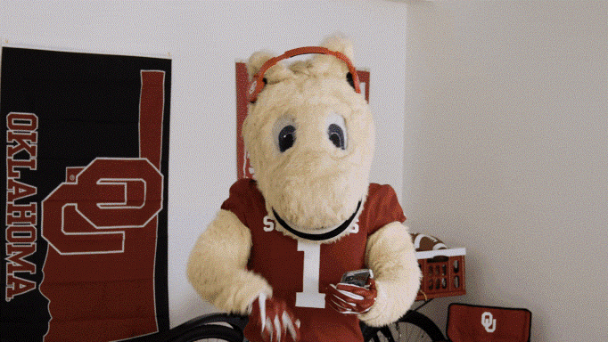 mascot garage workout gif