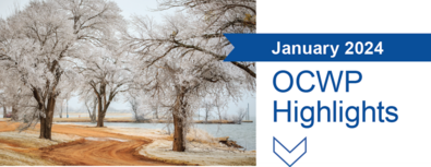 Winter scene in Oklahoma - OCWP Highlights for January 2024