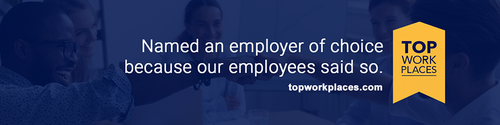 Recognized as a Top Workplace