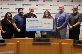 Check presentation for Midwest City's Recently Approved Funding
