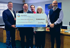 Walters Public Works Authority Check Presentation