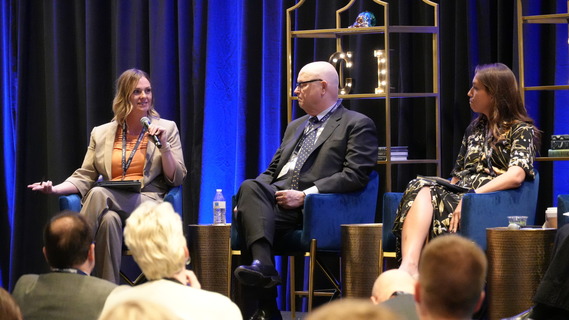 OWRB FAD Chief Lori Johnson speaking in a panel discussion at the 2026 CIFA Summit