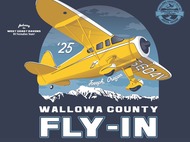 Wallowa County Fly-In poster for July 11th - 12th