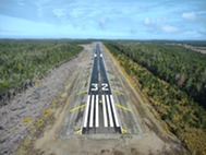 Drone of Cape Blanco Runway