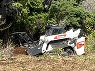 picture of the new equipment being used to remove obstructions at state airports.