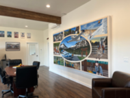 Sitting area in Sister's Eagle Airport FBO