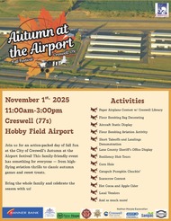 Creswell Aviation Festival and ODART Resilience Hub Tour Flyer