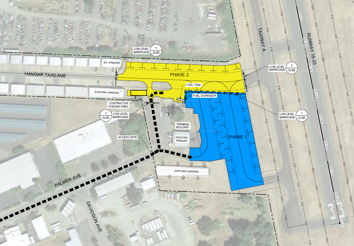 Cottage Grove Apron Phasing
