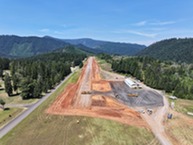 Oakridge State Airport Rehab Progress