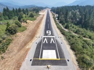 Oakridge end of runway