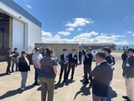 Korean delegation at tillamook UAS