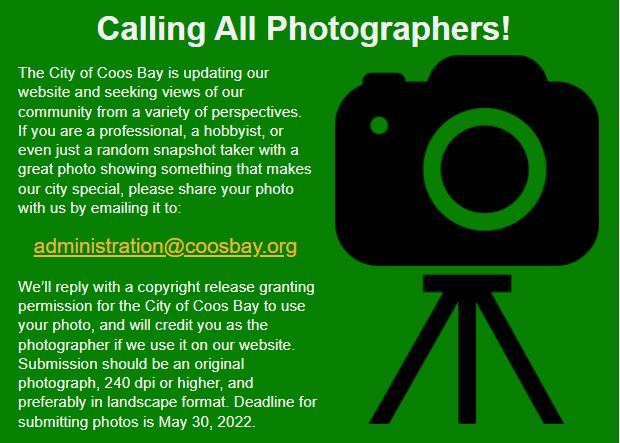 Calling All Photographers