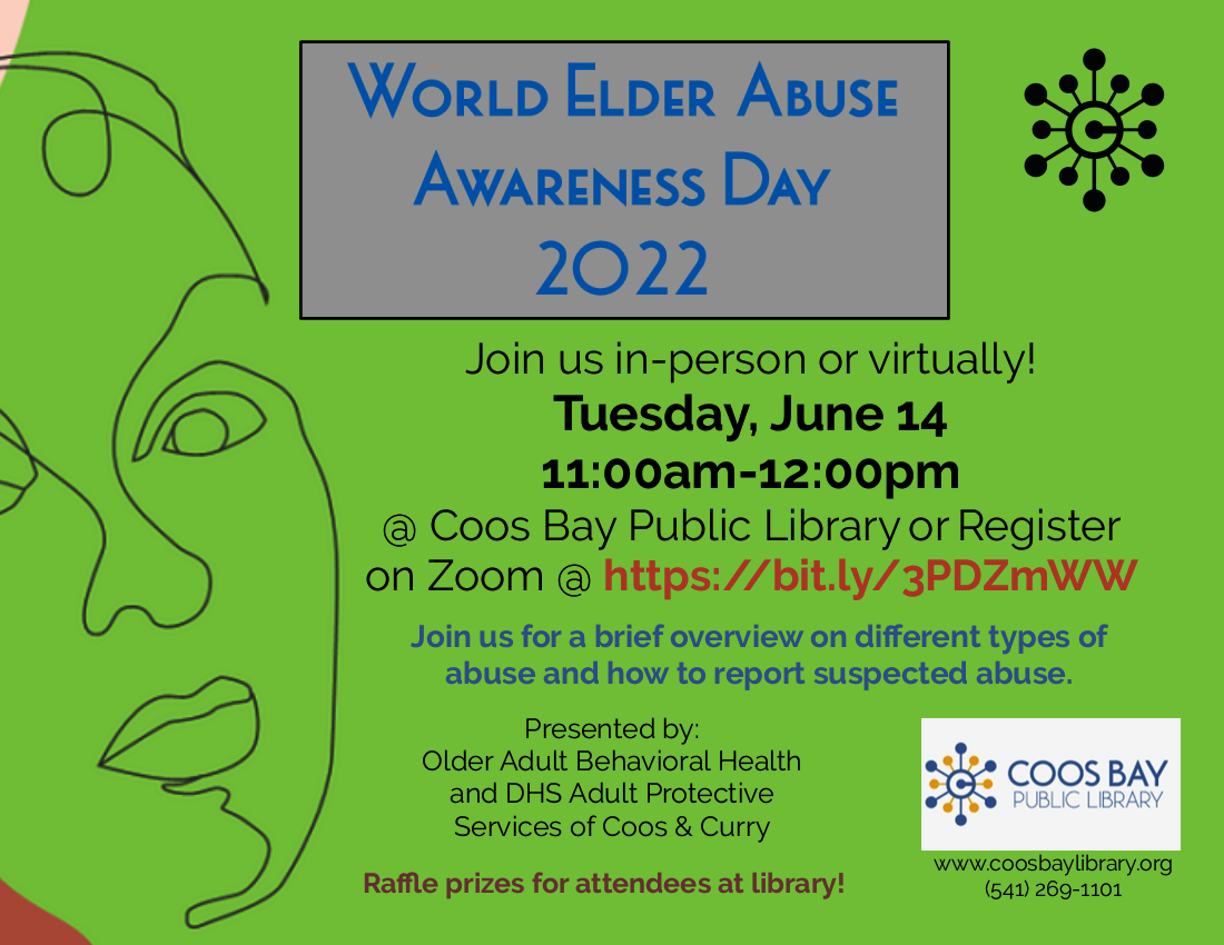 Elder Abuse Awareness Flyer