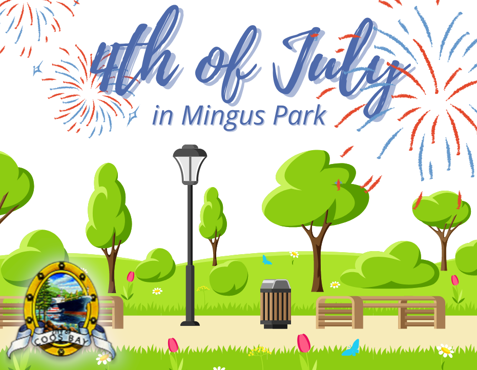 Fourth of July in Mingus with City logo
