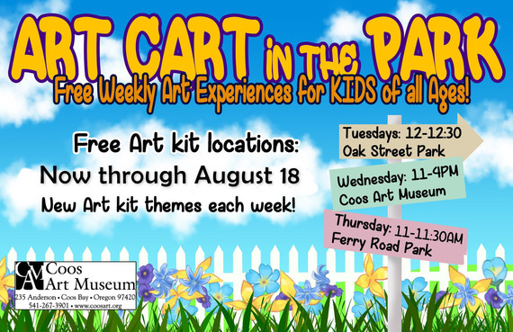 Art Cart in the Park flyer