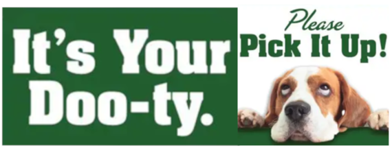 Dog Waste Pick Up Poster