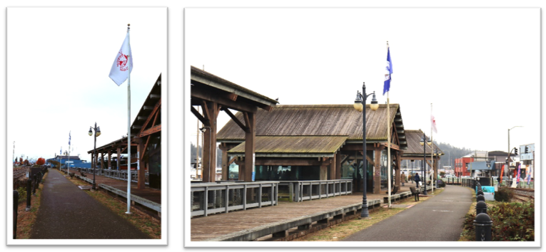 Tribal Flags at the Boardwalk photo