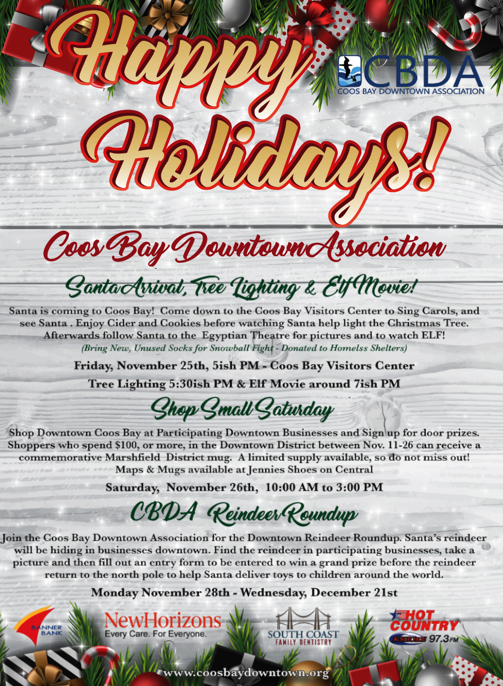 Holiday Events Downtown