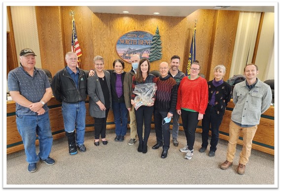 Delivery to North Bend Council