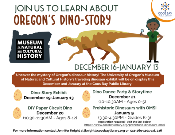 Dino-Story Updated for Dec. 23