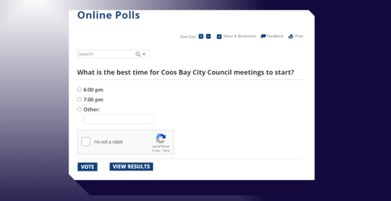 Poll on times