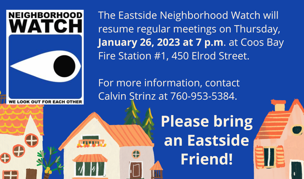 Eastside Neighborhood Watch Meeting