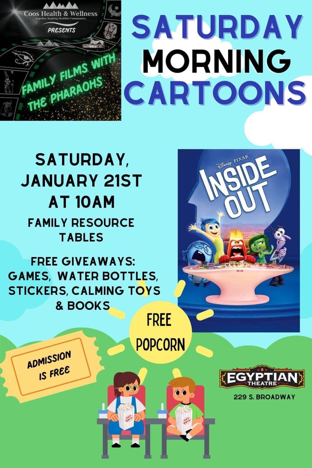 Saturday Cartoons at Egyptian