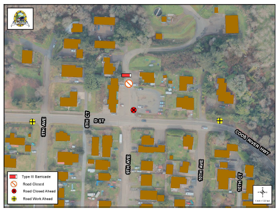 Ninth Ave Road Closure Map