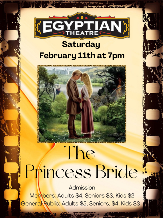 Princess Bride showing at Egyptian